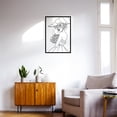 thumbnail image 2 of 15.8 x 11 Inches Vintage Lady Metal Wall Art，Black and Gold，Simple and Abstract Female Single Line Art- Modern Women Drawing for Wall Decor, 2 of 6