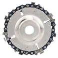 thumbnail image 6 of 4 Inch Chain Saw Disc Cutting Blade Shaping and Cutting Disk Angle Grinder Accessories Carbide Wood Carving Disc for Carving, Pruning and Cutting, 6 of 7