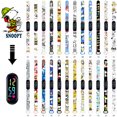 thumbnail image 1 of Relojes de Pokémon Dragon Ball Z para niños, reloj de pulsera luminoso Saiyan de personaje de dibujos animados, LED táctil, impermeable, deportes, regalos para niños, 1 of 6