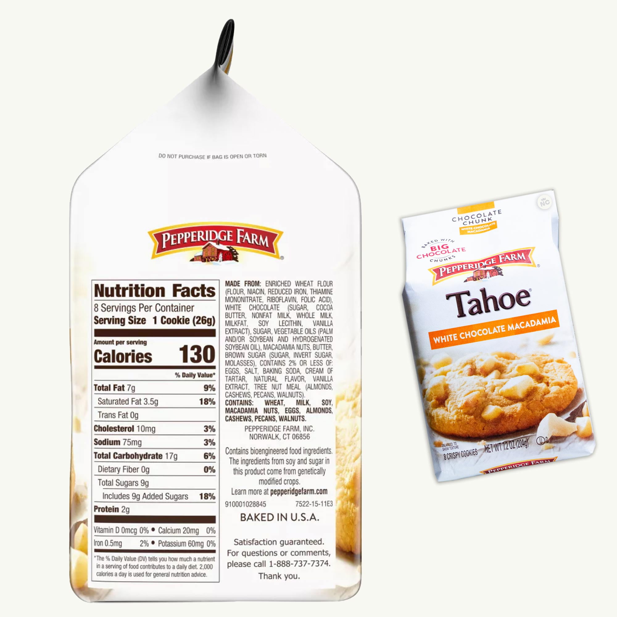Hostess Danish Variety Pack - Apple Cinnamon (4pks) - Cream Cheese (4pks) - Berries Cream Cheese (4pks) - Tahoe White Chocolate Macadamia Cookies (1, 7.2oz bag) - 13 Items