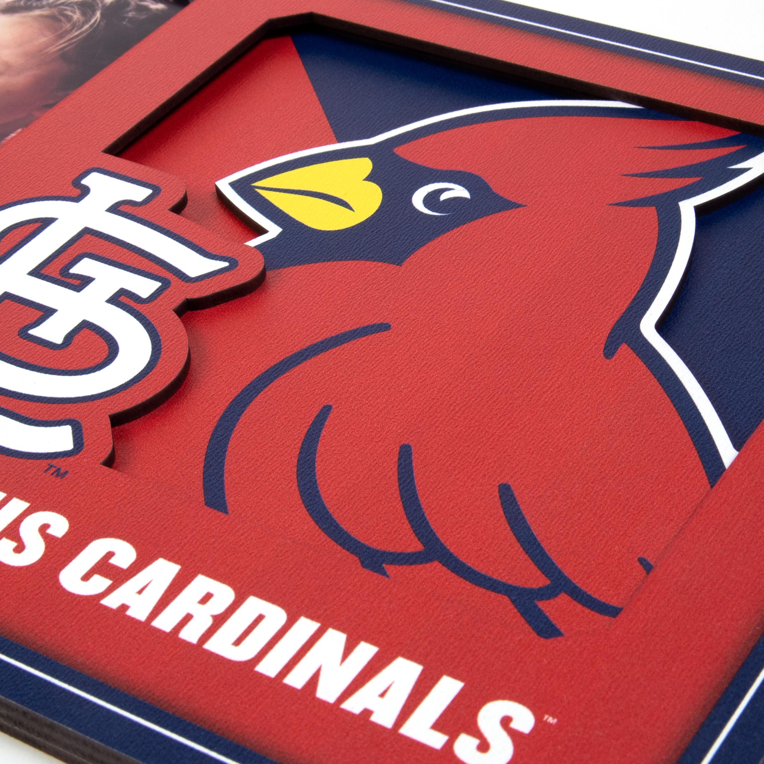 St. Louis Cardinals 3D Logo Picture Frame