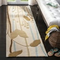 thumbnail image 3 of SAFAVIEH Soho Jordan Floral Wool Area Rug, Beige/Multi, 6' x 6' Round, 3 of 8