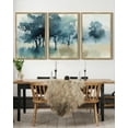 thumbnail image 2 of SHENIFY Landscape Wall Art 16x24in3pcs Natural Framed Set Watercolor Ink Wash Tree Forest Nature Scenry Tie-dyed Wilderness Farmhouse Rustic Modern Art Decorative, 2 of 5