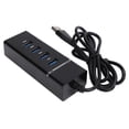 thumbnail image 1 of Hub USB 2.0, Adaptateur Multiport USB 4 Ports 480Mbps Stable avec Indicateur LED pour PC, 1 of 7