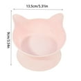 thumbnail image 3 of Elevated Cat Food and Water Bowls Set, Extra Wide and Raised Ceramic Bowls, Anti-Vomit Whisker-Free Pressure Cat Feeder for Kittens to Adult Cats and Small Dogs (Pink,Water Bowl), 3 of 6