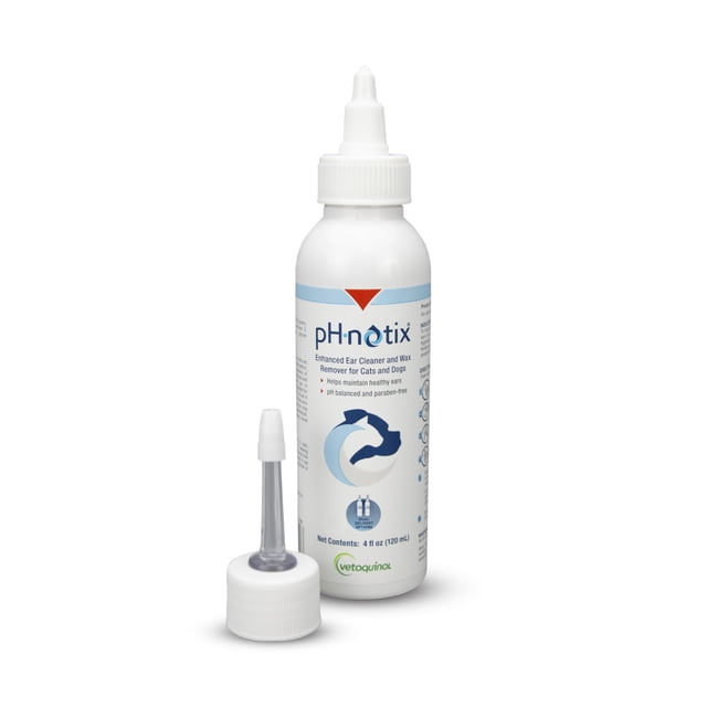 Limpiador de Oídos Vetoquinol pHnotix 120 ml Removedor de Cera con pH Balanceado