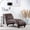 Dark Brown, variant on Wide and Sturdy - Teddy Velvet - Music Room - Comfortable Listening