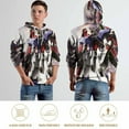 thumbnail image 6 of Mobile Suit Gundam Hoodie 3D Print Pullover Hooded Long Sleeve Sweatshirts Tops Blouse with Pocket for Mens Womens, 6 of 8