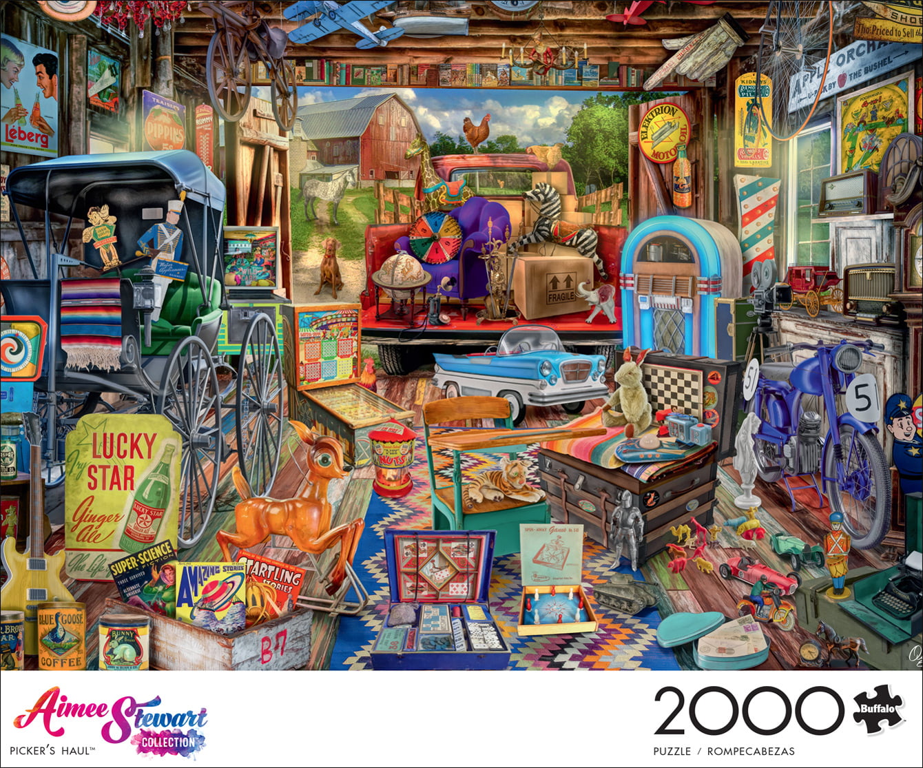 Jigsaw Puzzle 2000 Piece Fuchs-2000 Gift for Any Occasions Large Puzzle Game Artwork for Adults Teens