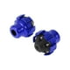 thumbnail image 1 of Protector de guardabarros de aleación de aluminio de 15.6mm para slider de marco de motocicleta, protección contra choques, 54mm 57mm, azul, 2 Pcs, 1 of 7