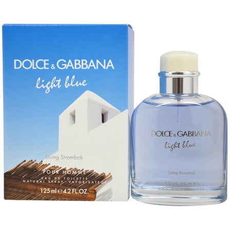 Dolce & Gabbana Light Blue Living Stromboli Eau de Toilette, Cologne for Men, 4.2 Oz