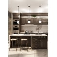 thumbnail image 5 of 7505P9-HBR-Z-Lite-Calhoun - 1 Light Pendant In Traditional Style-10.75 Inches Tall and 9 Inches Wide-Heritage Brass Finish-White Opal Glass Color, 5 of 7
