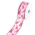 thumbnail image 1 of Breast Cancer Ribbon Symbols Wired Ribbon, 1-1/2-Inch, 10-Yard, 1 of 1