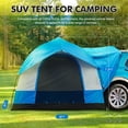 thumbnail image 4 of TROPOW 8x8x7.2 FT Truck Bed Tent for SUV & Pickup Trucks - Waterproof Car Camping Tent for 5-8 People | 4-Season, PU 2000mm Waterproof with Easy Setup, 4 of 6