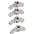 thumbnail image 3 of Wing Nut,  Toughness Stainless Steel Nut Silver White Easy To Use  for Fastener Hardware, 3 of 7