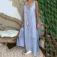 thumbnail image 2 of Fridja Robe Longue Sans Manches à Épaules Dénudées pour Femmes Grande Taille avec Dentelle et Patchwork pour Fête, 2 of 9