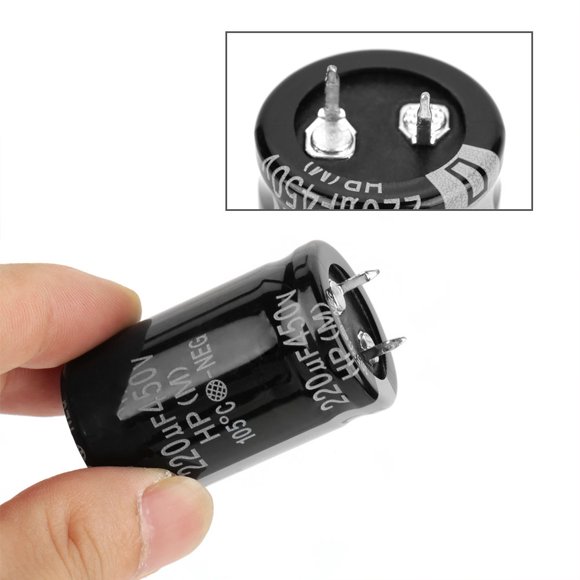 Les condensateurs électrolytiques radiaux de 10pcs 450V set 220uf kit 25x40mm, léger, adapté à une large gamme d'applications électroniques, pratique pour choisir le