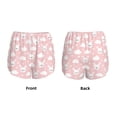 thumbnail image 3 of Balery Rabbit And Cloud Pantalones cortos deportivos para mujer con forro y dos bolsillos, elásticos, para entrenamiento, gimnasio, yoga-XX-Large, 3 of 7