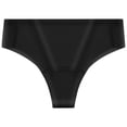 thumbnail image 3 of Xijirk Women Thong Panties Seamless No‑Show Stretchy Underwear for Daily Wear and Under Tight Outfits,Black,XL, 3 of 3