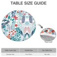 thumbnail image 6 of Round Picnic Table Cloth 100% Waterproof & Oil Proof, Elastic Fitted Table Cover for 36"-44" Round Tables, for Dining, Camping, Outdoor, 6 of 7