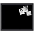 thumbnail image 2 of PinPix 21x17 Custom Cork Bulletin Board Solid Black Poster Board Has a Fabric Style Canvas Finish, Framed in Solid Black, by ArtToFrames (PinPix-622), 2 of 5
