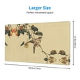 thumbnail image 3 of Kdxio Vintage Bird Print Large Gaming Mouse Pad,Non-Slip Base,Water Resist Keyboard Pad for Gamer,Office & Home,29.5 x 15.8 in, 3 of 9