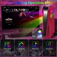 thumbnail image 4 of Console Plate with Vent and RGB LED Light Stripfor PS5 , Accessories 400+ Effects LED Light Ring Console Cover for PS 5, Side Plate for PS5 Hard Shockproof Anti-Scratch Shell, 4 of 7