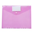 thumbnail image 3 of LOVEVER 6 Pcs 11 Hole Transparent File Bag with Snap Button Waterproof A4 Plastic Folders Document Holder Pouches Bags Office, 3 of 6