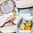 thumbnail image 3 of Colorful Insulated Lunch Box with Shoulder Strap, Leak-Proof Thermal Bag for Daily Meal Prep, 3 of 9