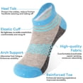 thumbnail image 2 of Kids Socks Boys Sock 12 Pairs Ankle Athletic Short Low Cut Socks for Boys Kids Girls 1-14 Years, 2 of 7