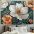 thumbnail image 2 of ERAPDAUR Tapestry Wall Hanging Decorates Tapestrys for Bedroom White And Peach Blossom Wall Tapestry Soft Aesthetic Wall Decor Tapestries for Living Room Personalized Wall Blanket 60x50inch, 2 of 6
