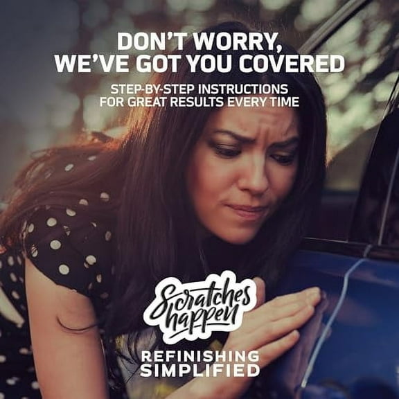 ScratchesHappen Exact-Match Touch Up Paint Kit - Stone Blue Metallic (WA409Y/G1K) for GMC - Preferred (Paint   Clear Coat   Primer)