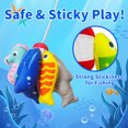 thumbnail image 3 of Qcwqmyl Toddler Montessori Toys for 6 months+ Child Sensory Toys 15pcs Cloth Fishing Game, 3 of 6