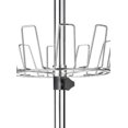 thumbnail image 3 of Whitmor 6 Tier Floor-To-Ceiling Shoe Spinner - Adjustable with Basket, 3 of 5