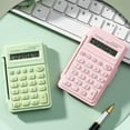 thumbnail image 3 of Dujiujun Mini Calculator Cover 8 Digits Big Buttons Large LCD Display Battery Operated Portable Student Finance Desktop Calculator Office Supplies, 3 of 8