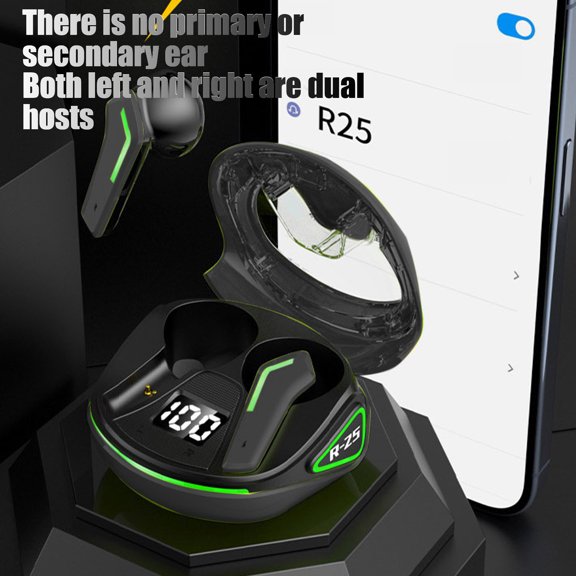 AZXY Earbuds Wireless Bluetooth,Bluetooth Earbuds Noise Cancelling Waterproof,In Ear Headphones with Wireless Charging Case,Affordable True Wireless Earbuds for Sports Travel,Back To School Gifts