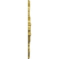 thumbnail image 4 of 67 1/4"W x 43 3/8"H x 4"ID x 2"P Melchor Diamond Ceiling Medallion (Fits Canopies up to 4"), Hand-Painted Rich Gold, 4 of 5