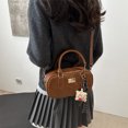 thumbnail image 2 of Bolso de bolera retro pequeño y nuevo de 2025 para mujer, sencillo y elegante, bolso cruzado versátil, bolso de hombro de moda estilo coreano., 2 of 10