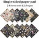 thumbnail image 5 of 24 hojas de papel vintage con diseño de flores para álbumes de recortes, papel de origami de colores, 15 x 15 cm, papel decorativo con estampado floral de una sola cara., 5 of 9
