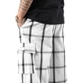 thumbnail image 3 of Ma Croix Men's Checkered Loose Fit Plaid Cargo Shorts, 3 of 7