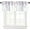 Style-8, variant on Vintage Floral Valances for Kitchen,Rustic Country Wildflower Kitchen Curtains,Bohemian Floral Home Bedroom Living Room Window Treatments Drapes 54x18inch