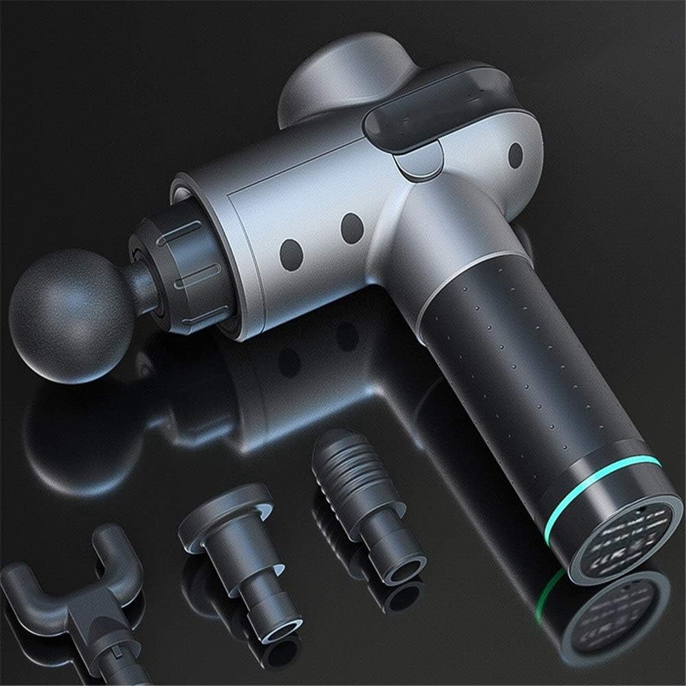 Massage T.h.e  r.a  p y Instrument Electric Shock Gun Mute Deeply Relaxing The Muscles Neck Gun