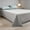 GY Gray Twin, variant on AuroraX Bed Sheet Twin Size , Cooling Green Sold Separately Wrinkle Free Waffles Weave Solid Flat Sheets Twin for Women