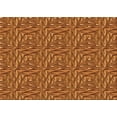 thumbnail image 1 of Ahgly Company Indoor Rectangle Patterned Neon Orange Area Rugs, 4' x 6', 1 of 6