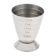 thumbnail image 4 of Vaso medidor de cóctel de acero inoxidable Macarena Bar Jigger 75ml, 4 of 8