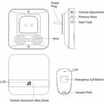 thumbnail image 4 of Alarma inalámbrica ZHAOCHENG para el hogar Sistema de alarma personal para pacientes mayores Versión de enchufe y botón de llamada de emergencia, 4 of 5