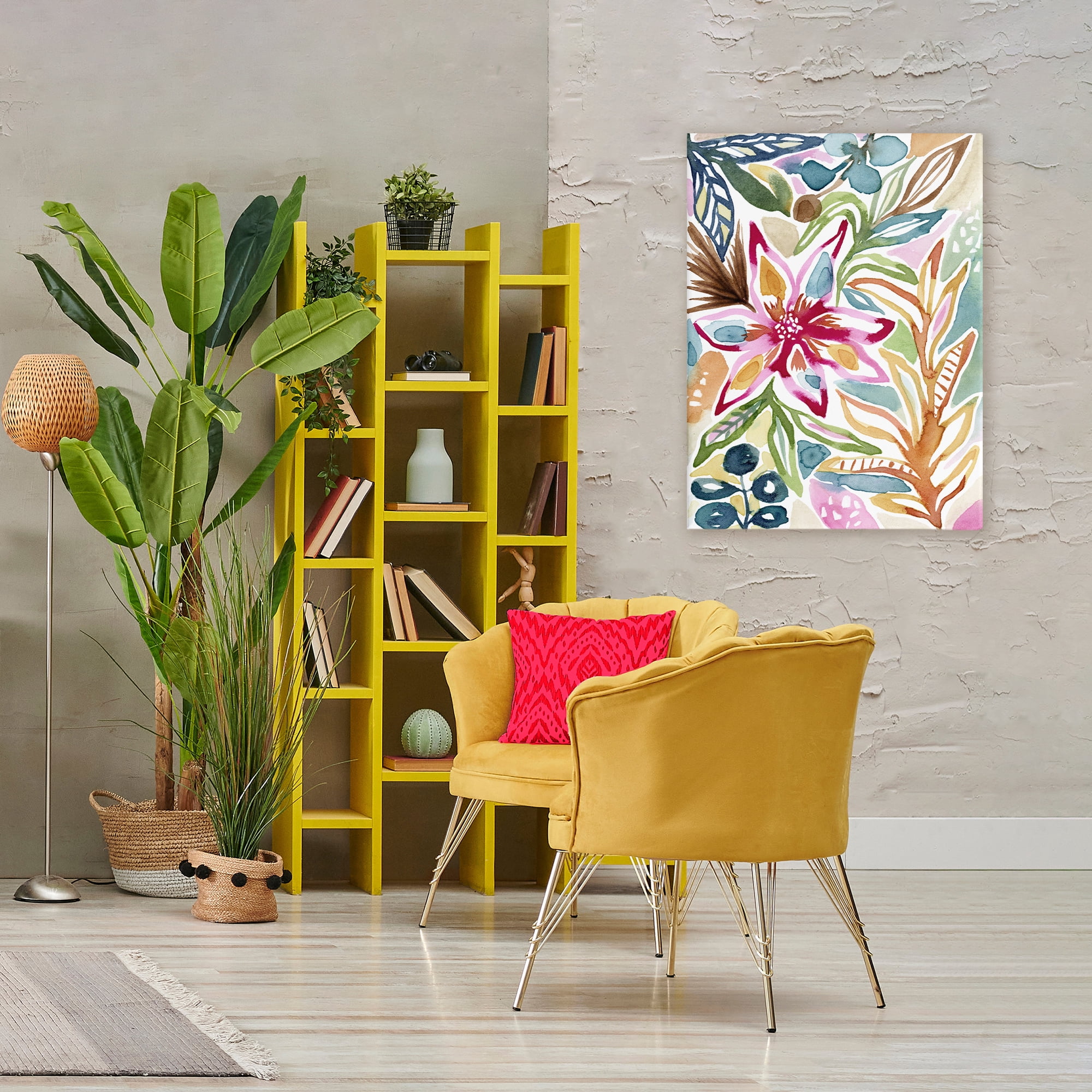 Stupell Industries Vibrant Garden Impressions Canvas Wall Art, design by Lisa Nohren