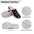thumbnail image 6 of POLERO Red Ladybird Womens Shoes Mule Mesh Clog Slip on Lightweight Fashion Soft Breathable Casual Backless Sneakers Sport Walking Daily Wear, 6 of 7