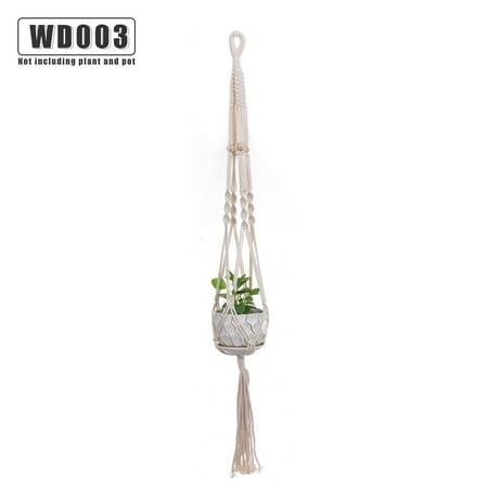 

10PCS Flower Pot Hanger Indoor Outdoor Plants Hanging Basket Cotton Rope Plant Pot Holder