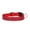 bright red with embroidered quote, variant on Heavy Duty Dog Collar | Tough Dog Collar | Reflective Dog Collar with Aluminum D-Ring Leash Clip